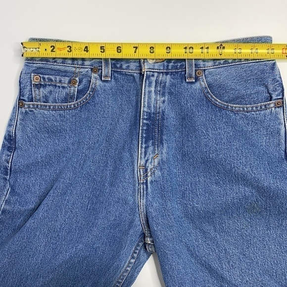 Levi 560 Vintage Straight Leg High Waisted Jeans Size 10 MIS S 30x30 - Picture 14 of 16
